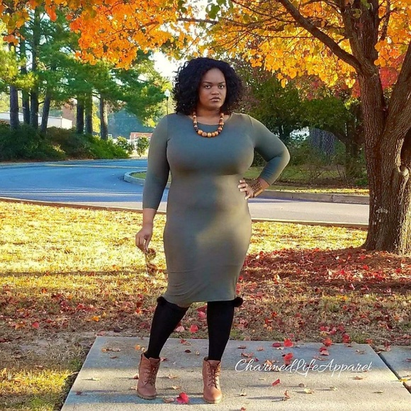 Bodycon Midi Dress - Picture 2 of 2